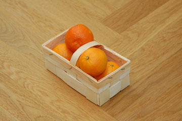 Tölle Handelskontor Holzspankörbchen Orangen