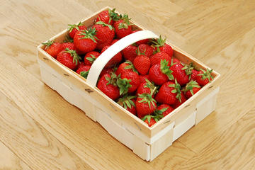 Tölle Handelskontor Holzspankörbchen Erdbeeren