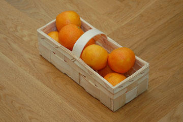 Tölle Handelskontor Holzspankörbchen Orangen