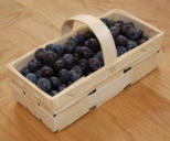 Tölle Handelskontor Holzspankörbchen Blaubeeren